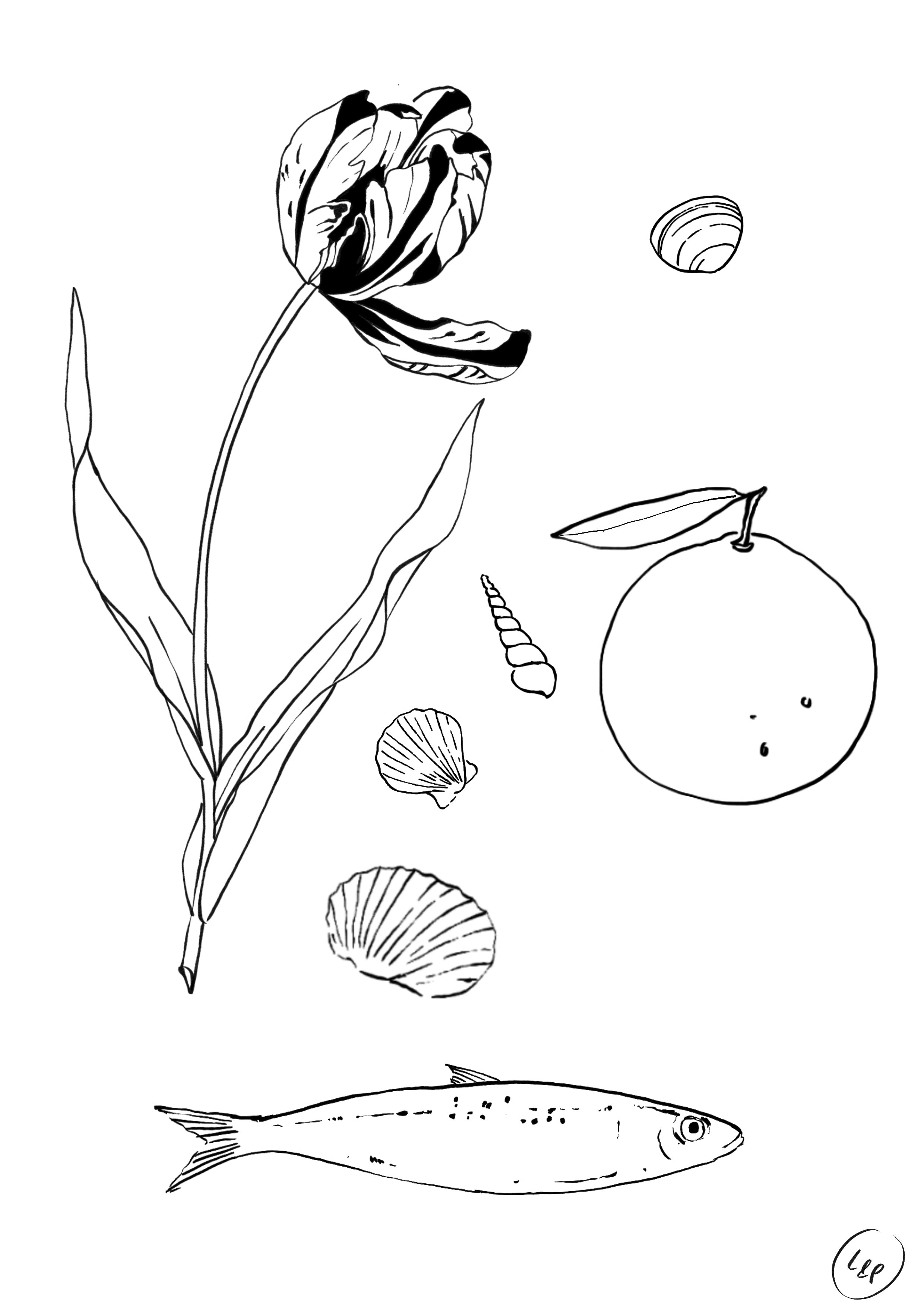 "Composition 2" A4 print