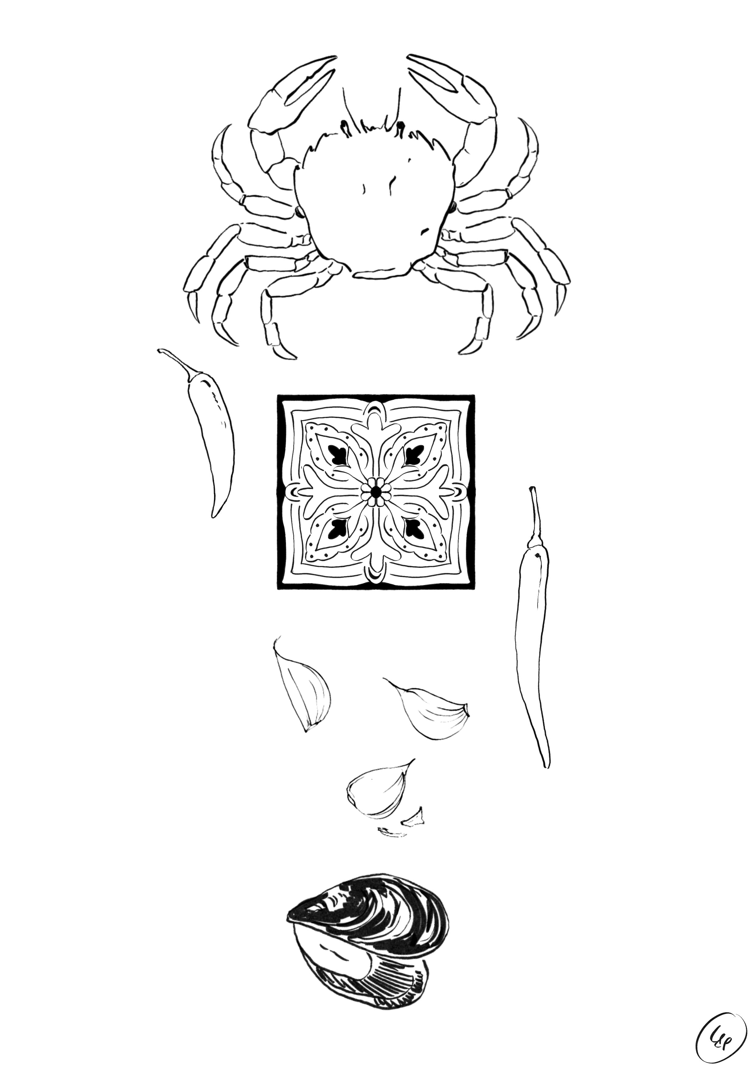 "Composition 3" A4 print