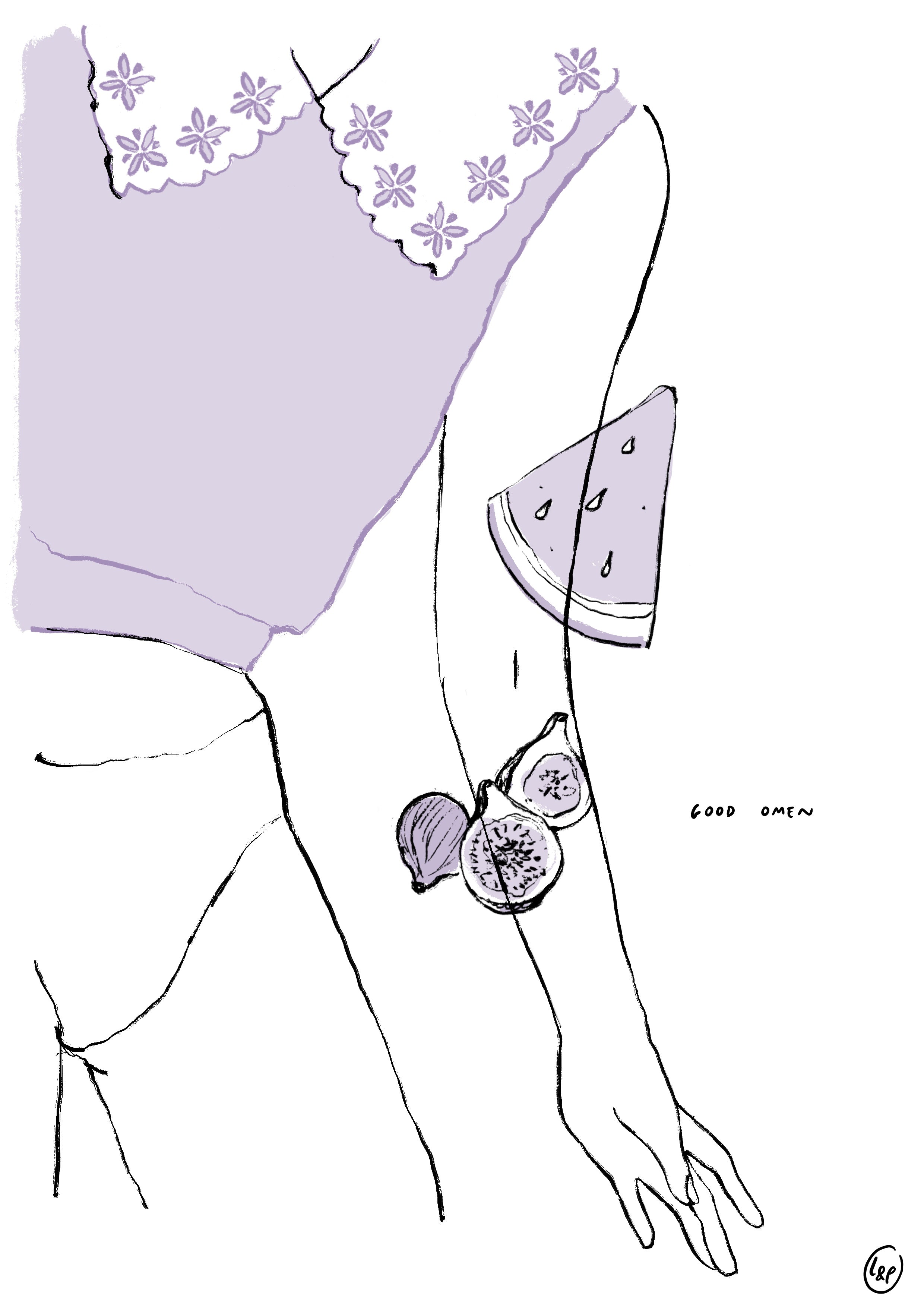 "Good Omen" A4 print