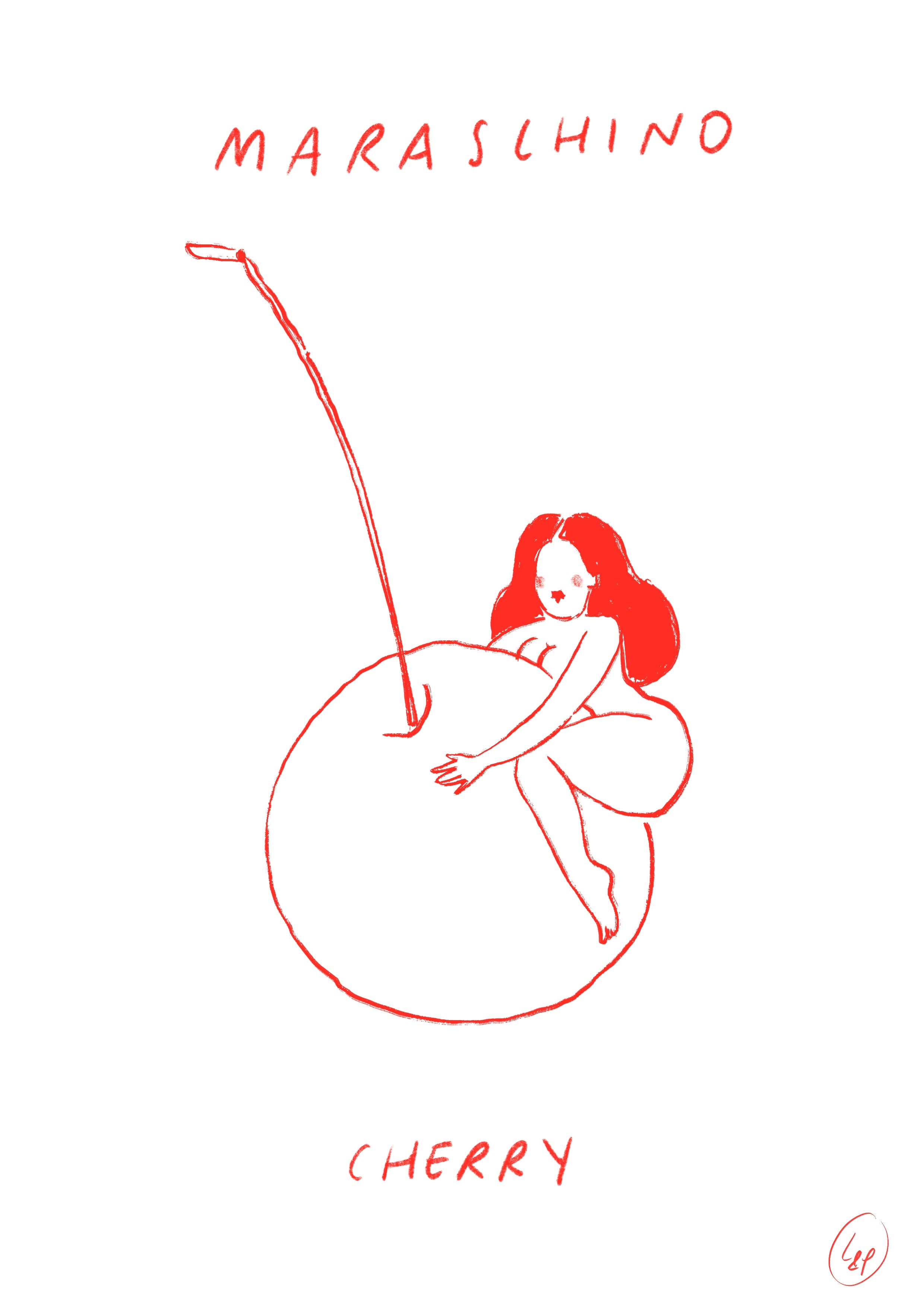 "Maraschino Cherry" A4 print