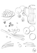 "Tablescape" A4 print