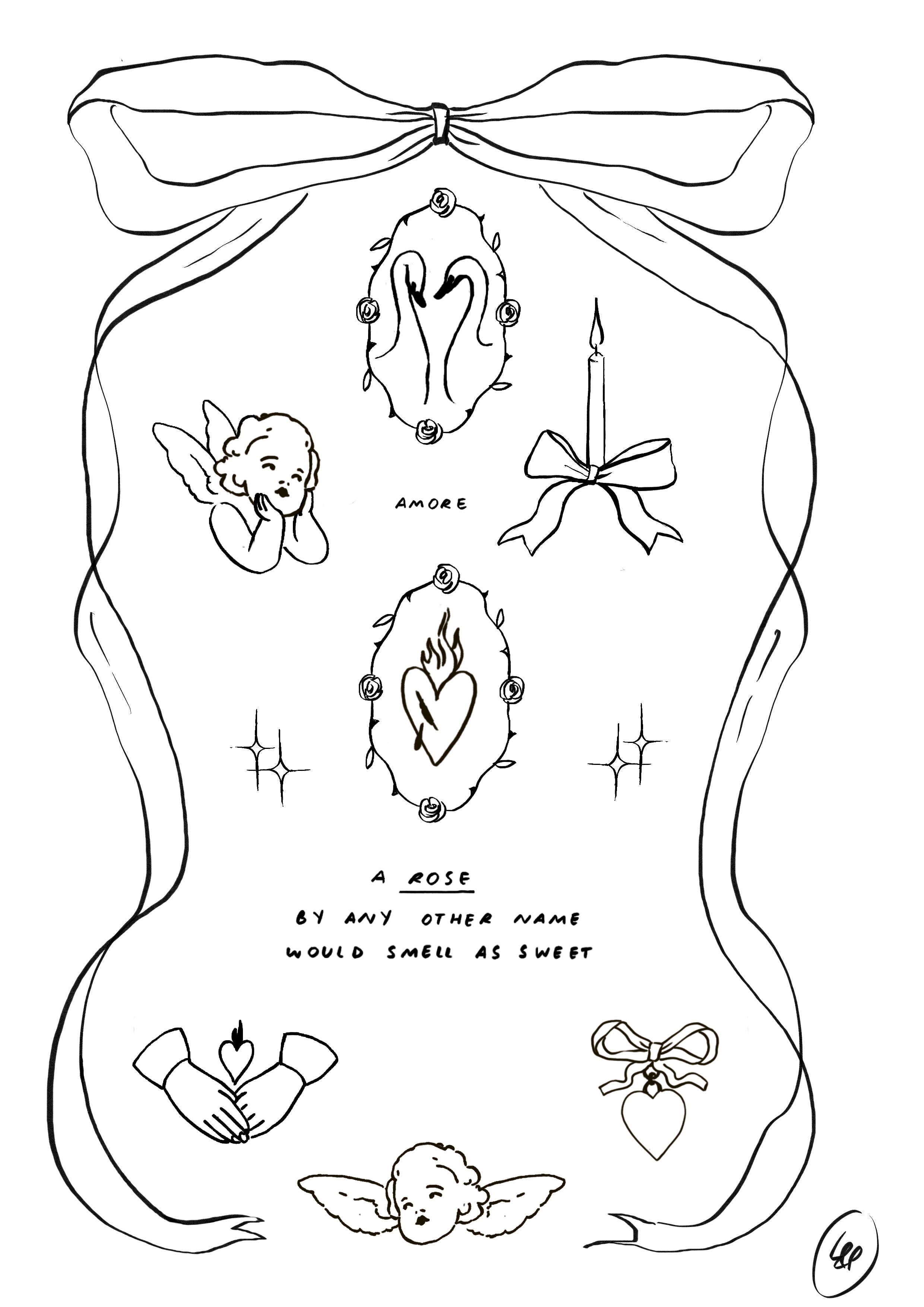 "Valentine" A4 print